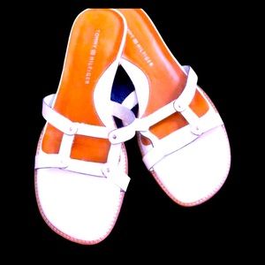 NWT Tommy Hilfiger Coastal Grandmother White Sandals Size 9.5‎